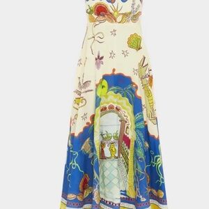 Colorful Printed Women's Dress